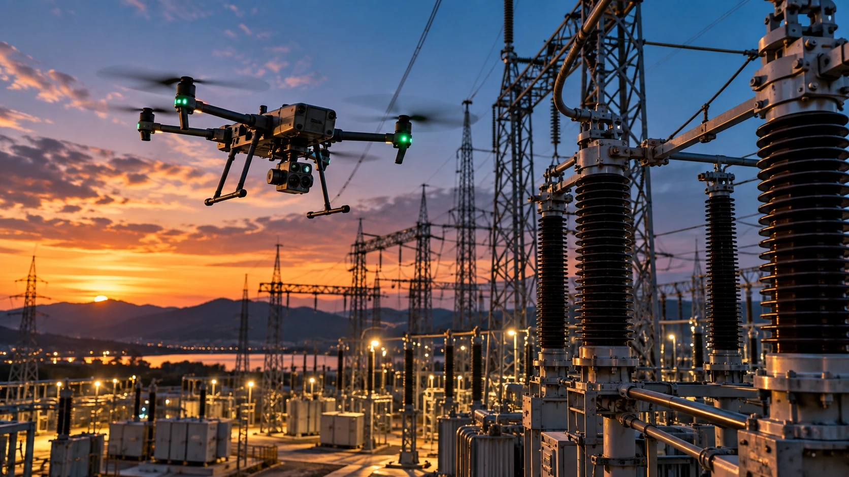 Energy infrastructure concept imagery